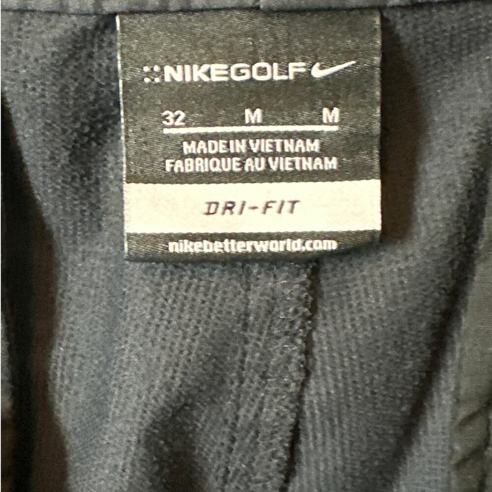 Nike Golf Dri-Fit Cargo Shorts Black Utility Performance 9.5” Inseam Sz 32 - Picture 7 of 11